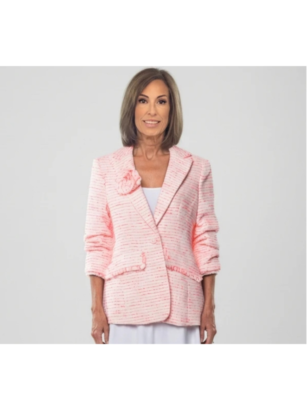 Cinq A Sept Khloe La Petit Tweed blazer, 8